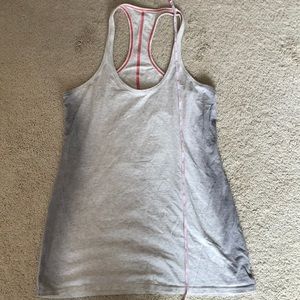 Gathered grey ombré lululemon tank